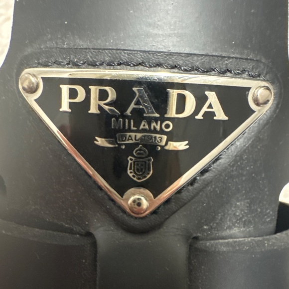 Prada Rubber Monolith sandals - Picture 4 of 4